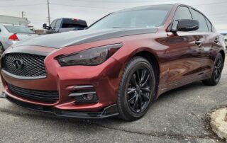 Gloss Red Car Wrap