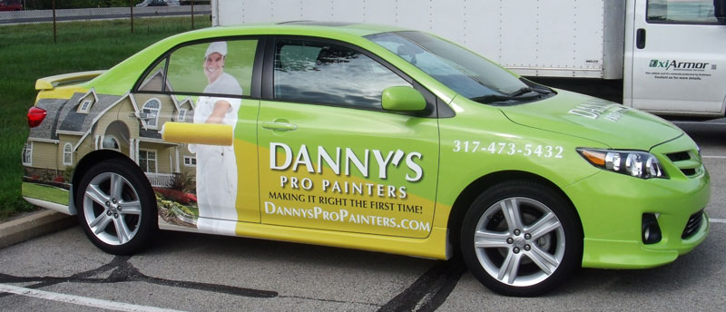 Danny's Pro Painters, car full wrap, Danny's Pro Painters full wrap