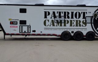 Patriot Campers wrap, large camper wrap, exterior camper wrap, camper graphics