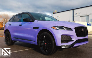 Jaguar F-Pace Purple Wrap