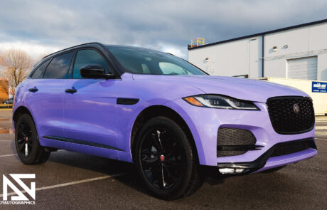 Jaguar F-Pace Purple Wrap
